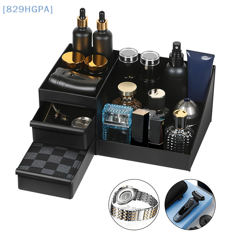 Men'S Accessories Drawer Organizer - Cologne Organizer For Men, Cologne Holder