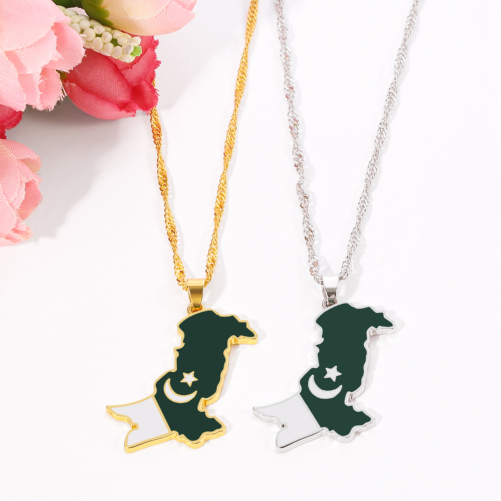Men Accessories In Pakistan - Pakistan Map Creative Pendant Fashionable Personality
