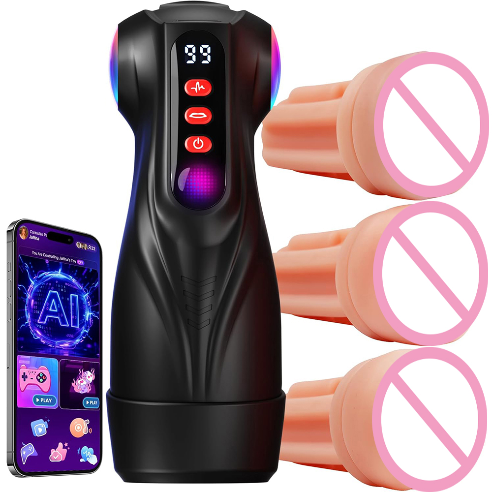 Men'S Vegan Accessories - APP Control Sucking Male Masturbator Pocket