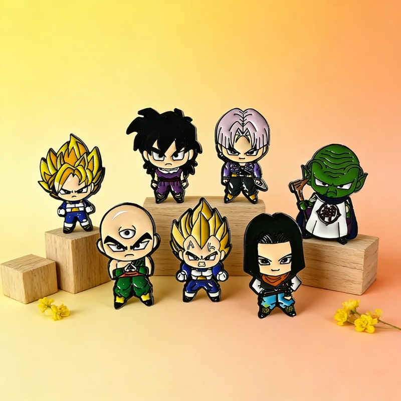 7pcs Set Cute Manga Brooches f - Lapel Pin Enamel review and price