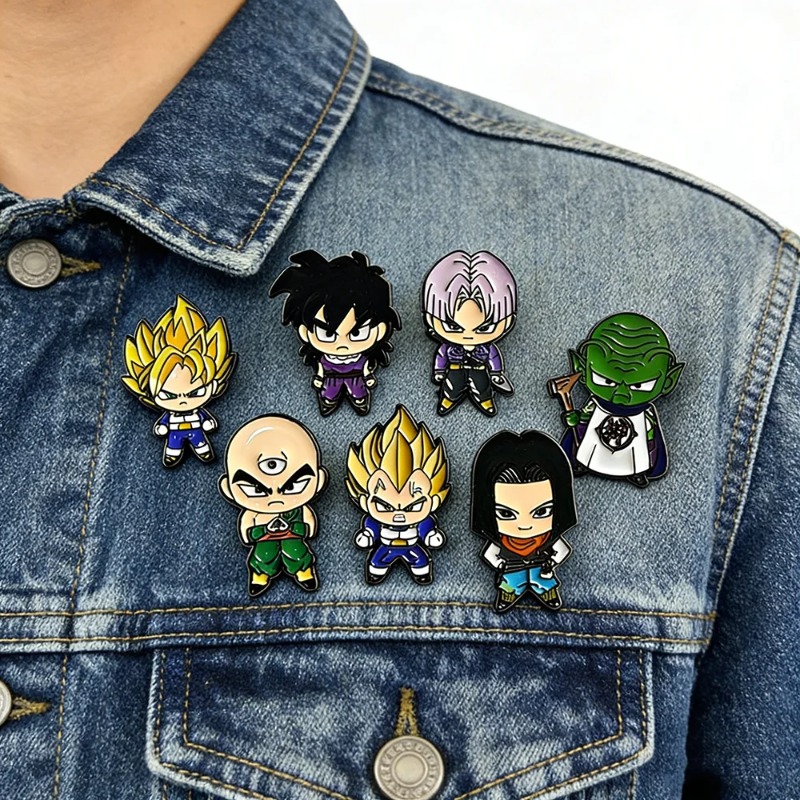 7pcs Set Cute Manga Brooches f - Lapel Pin Enamel review and price