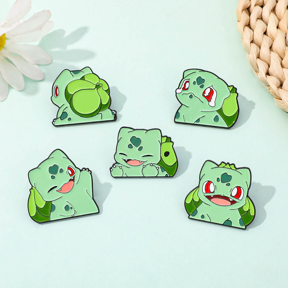 Bulbasaur Inspired Enamel Lape - Lapel Pin Enamel review and price