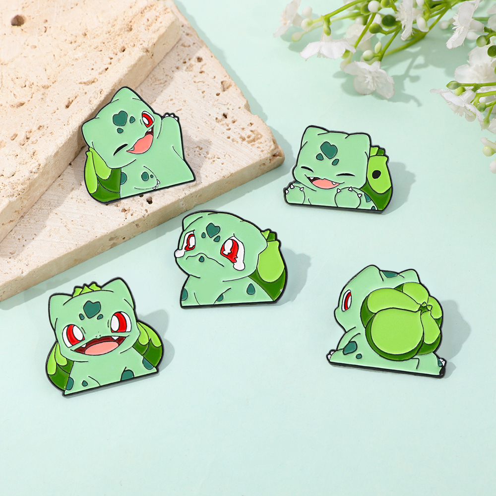 Bulbasaur Inspired Enamel Lape - Lapel Pin Enamel review and price