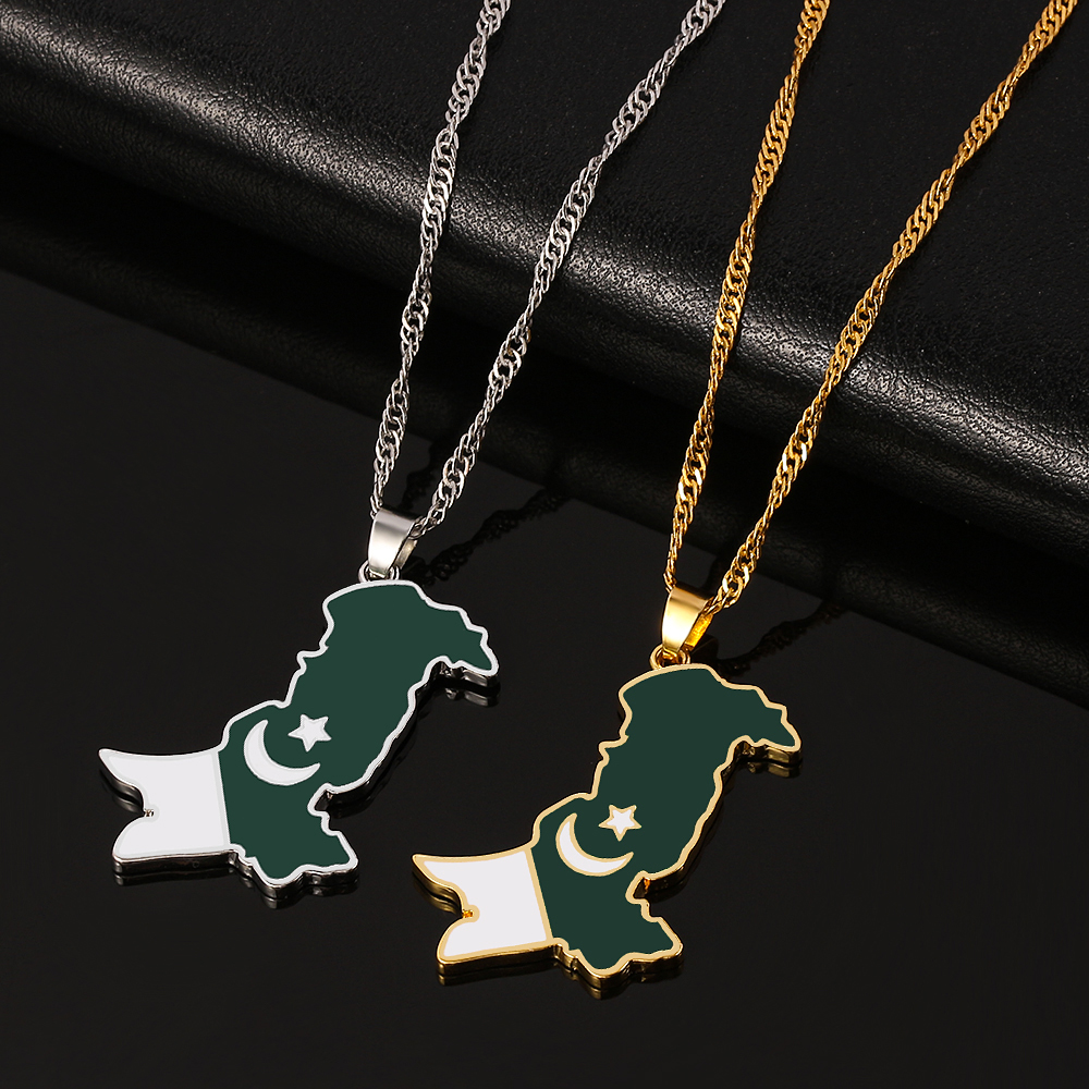 Pakistan Map Creative Pendant  - Men Accessories In Pakistan review and price