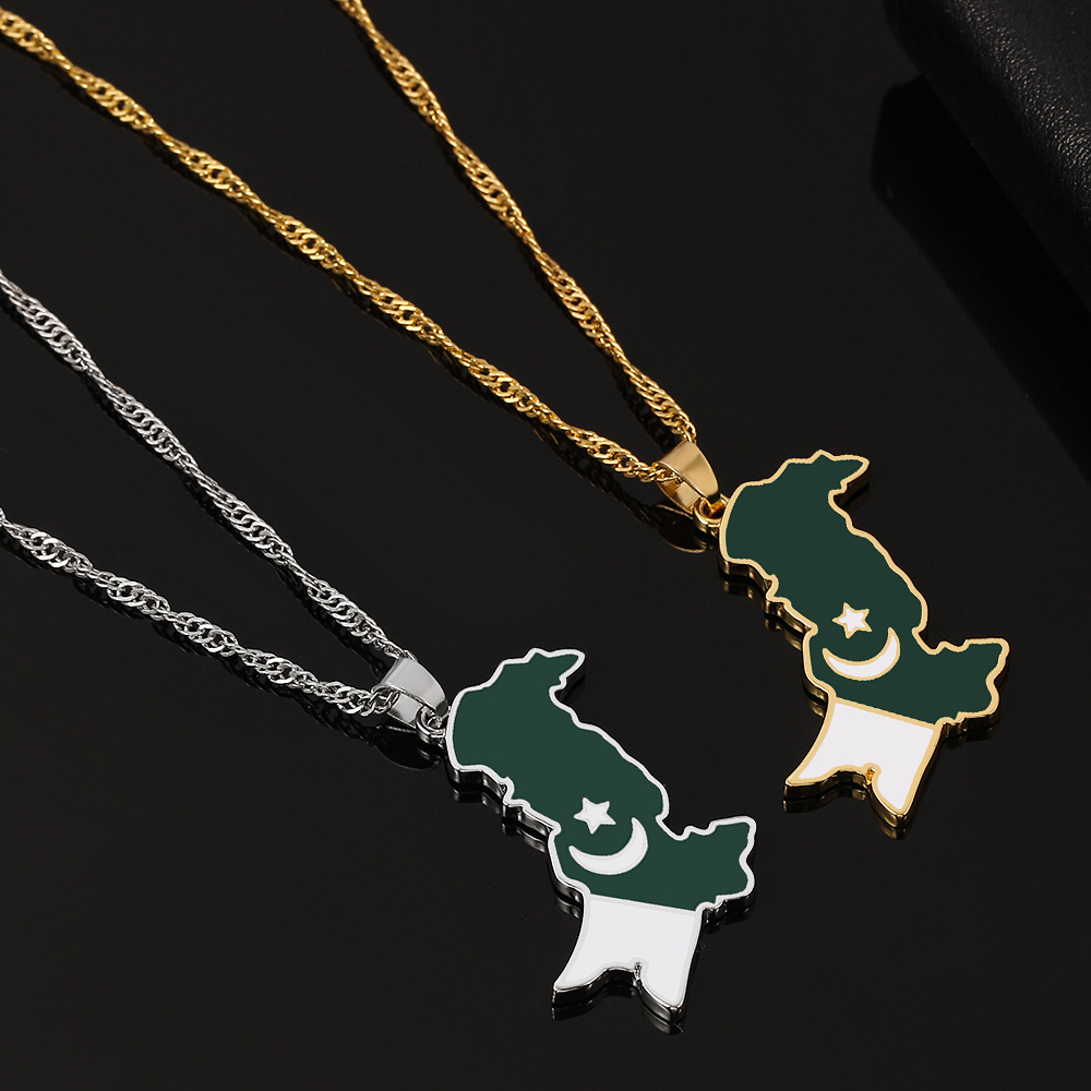 Pakistan Map Creative Pendant  - Men Accessories In Pakistan review and price