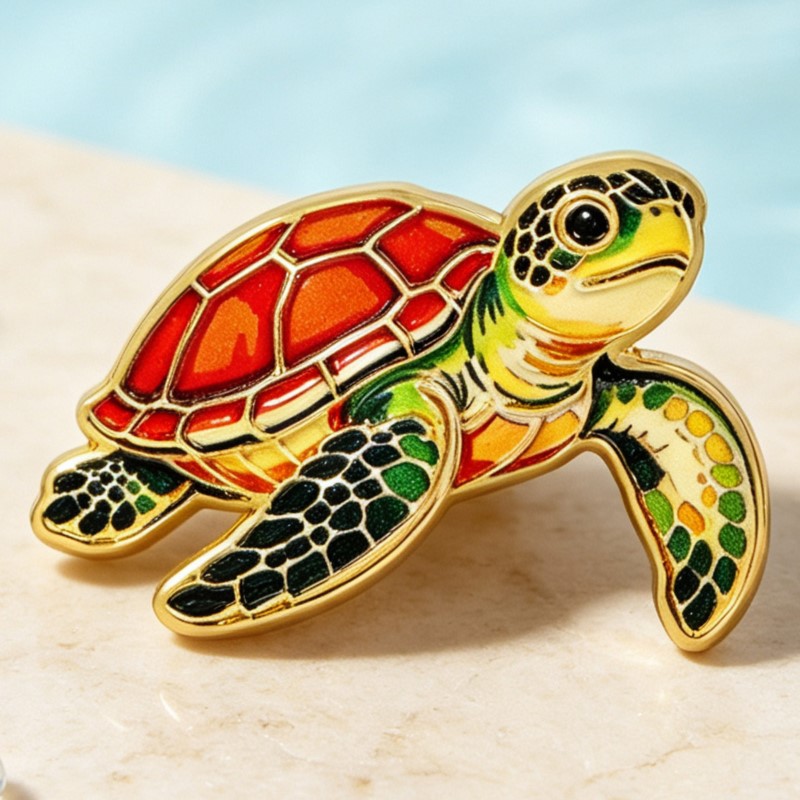 Vibrant Ocean Animal Enamel Pi - Lapel Pin Enamel review and price
