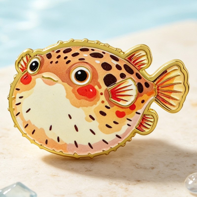 Vibrant Ocean Animal Enamel Pi - Lapel Pin Enamel review and price
