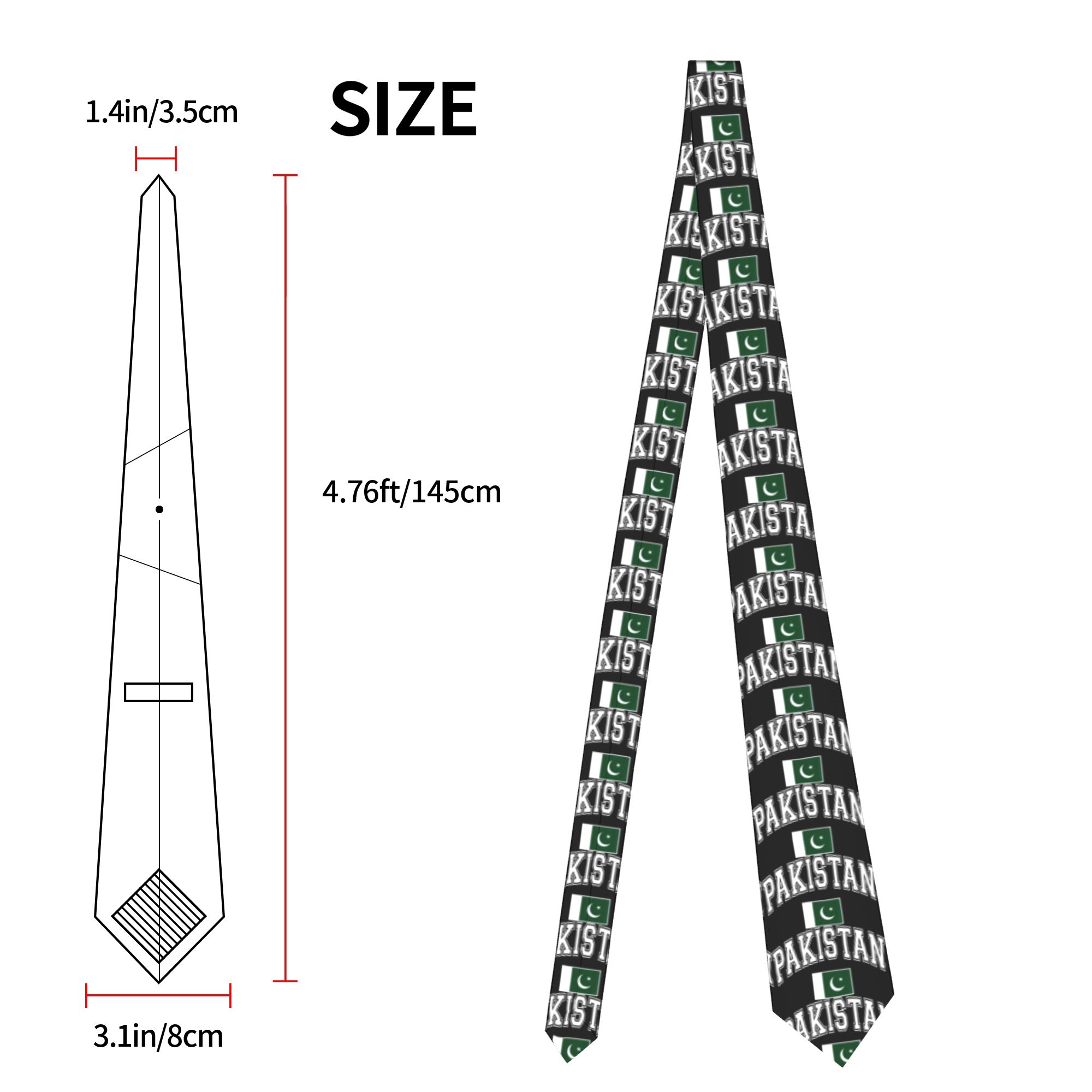 Pakistan Pakistani Flag Tie  L - Men Accessories In Pakistan review and price