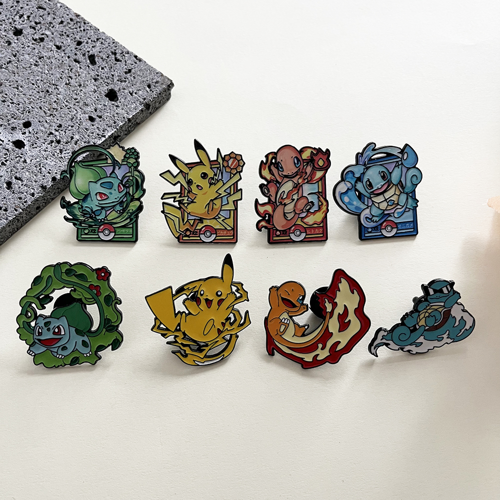 8pcs Anime Cartoon Creature En - Lapel Pin Enamel review and price