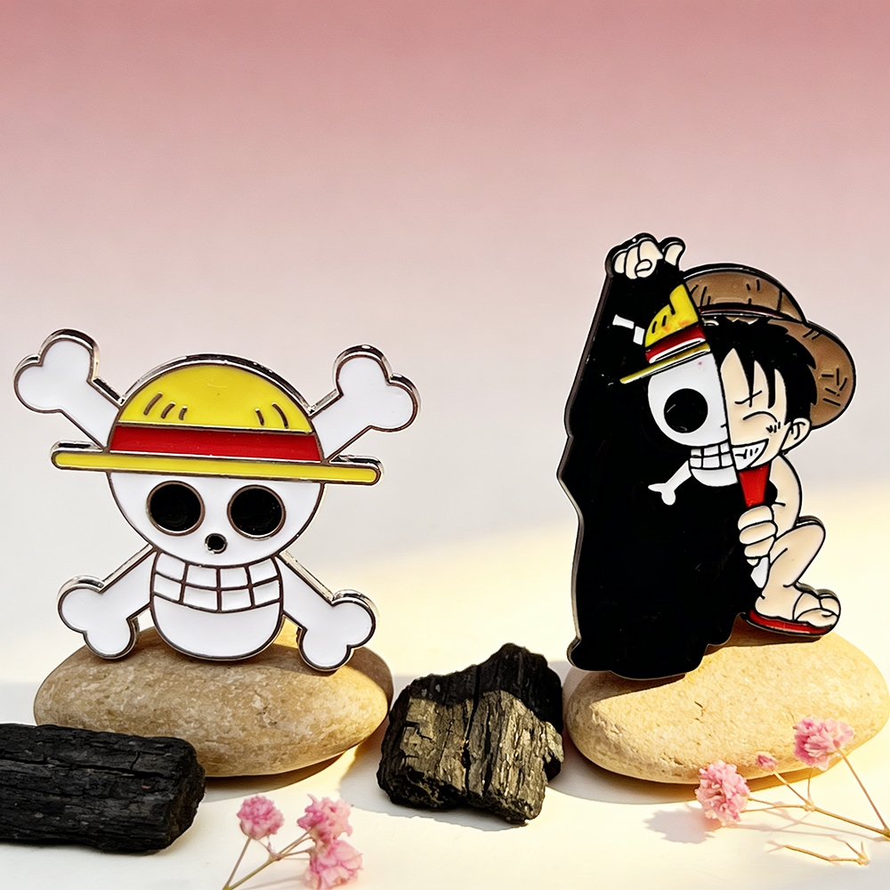 2026 New 2pcs Cute Luffy Anime - Lapel Pin Enamel review and price