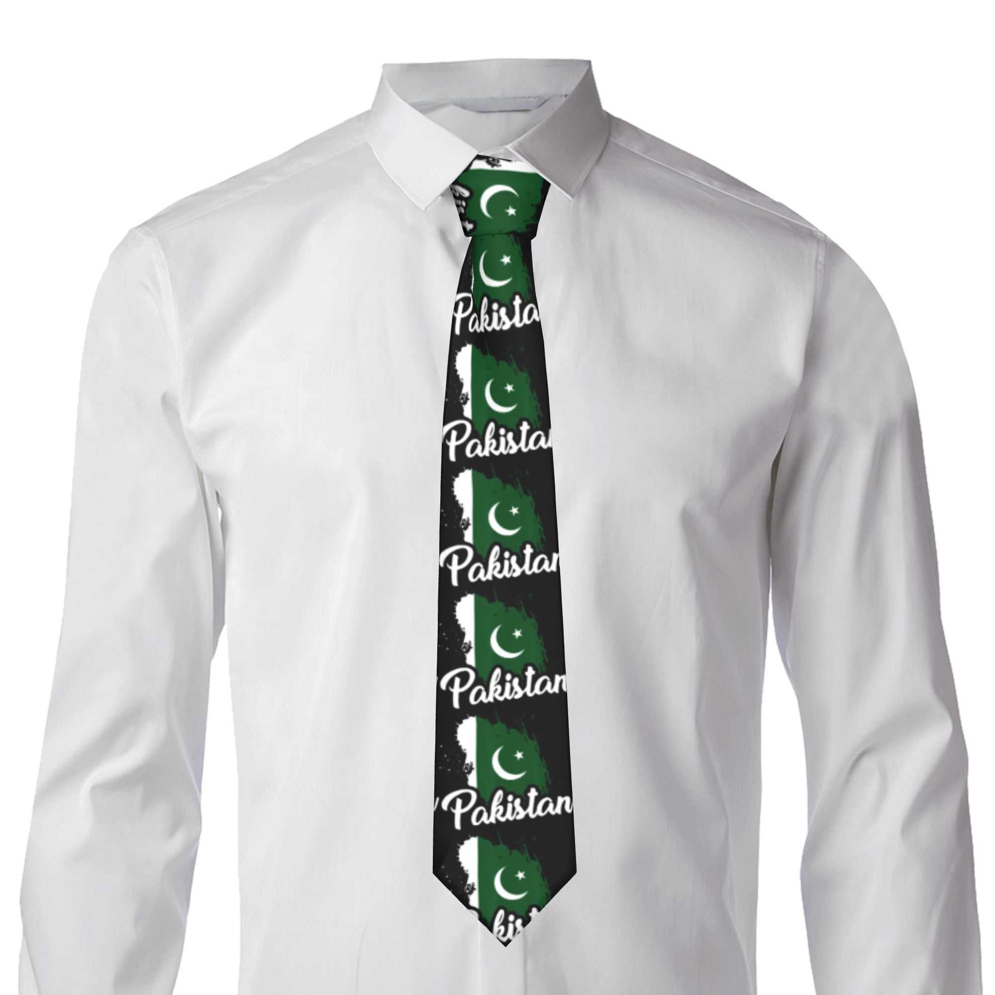 Men's Tie Pakistan Flag Pakist - Men Accessories In Pakistan review and price