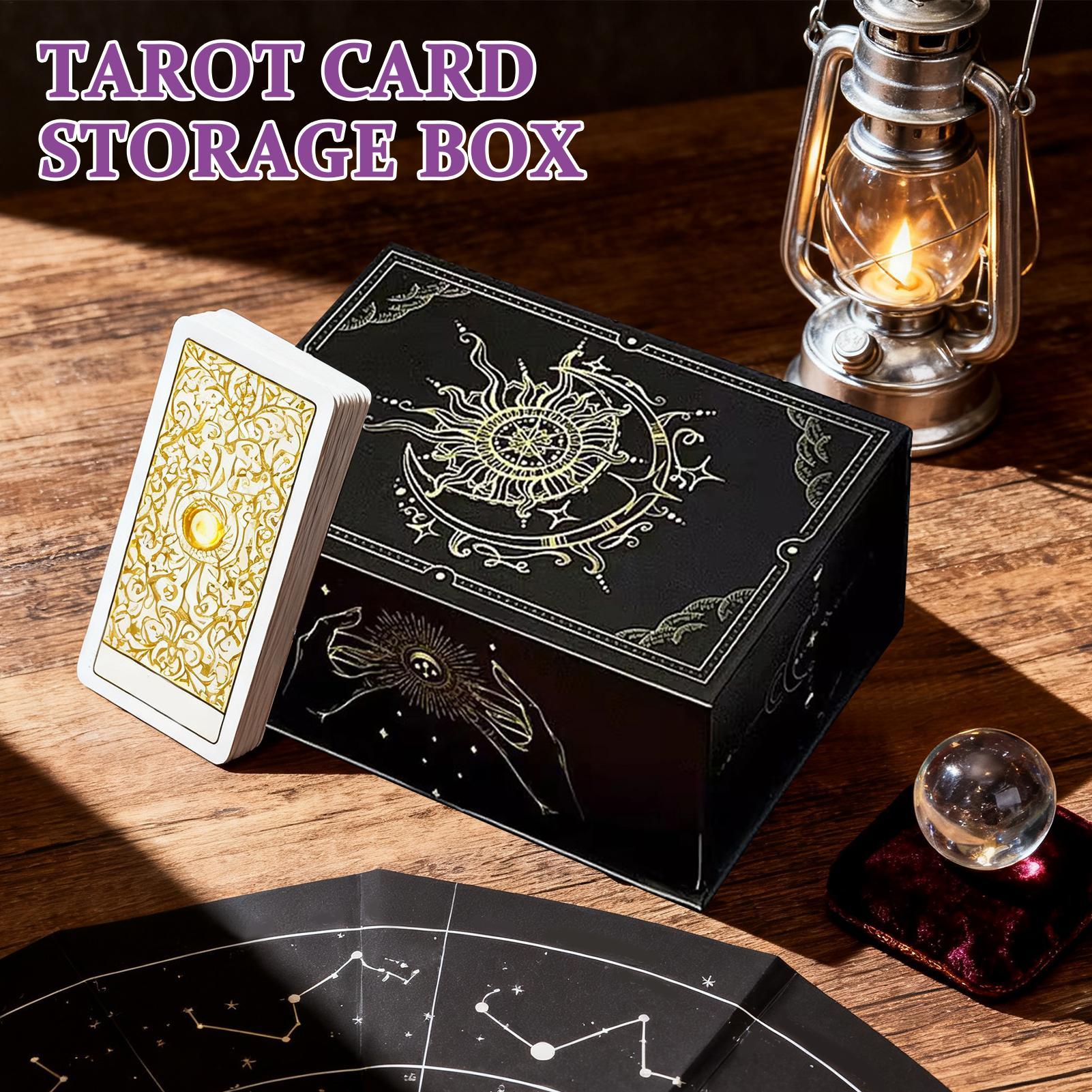 Magnetic Lid Tarot Card Box, P - Men'S Accessories Drawer Organizer review and price