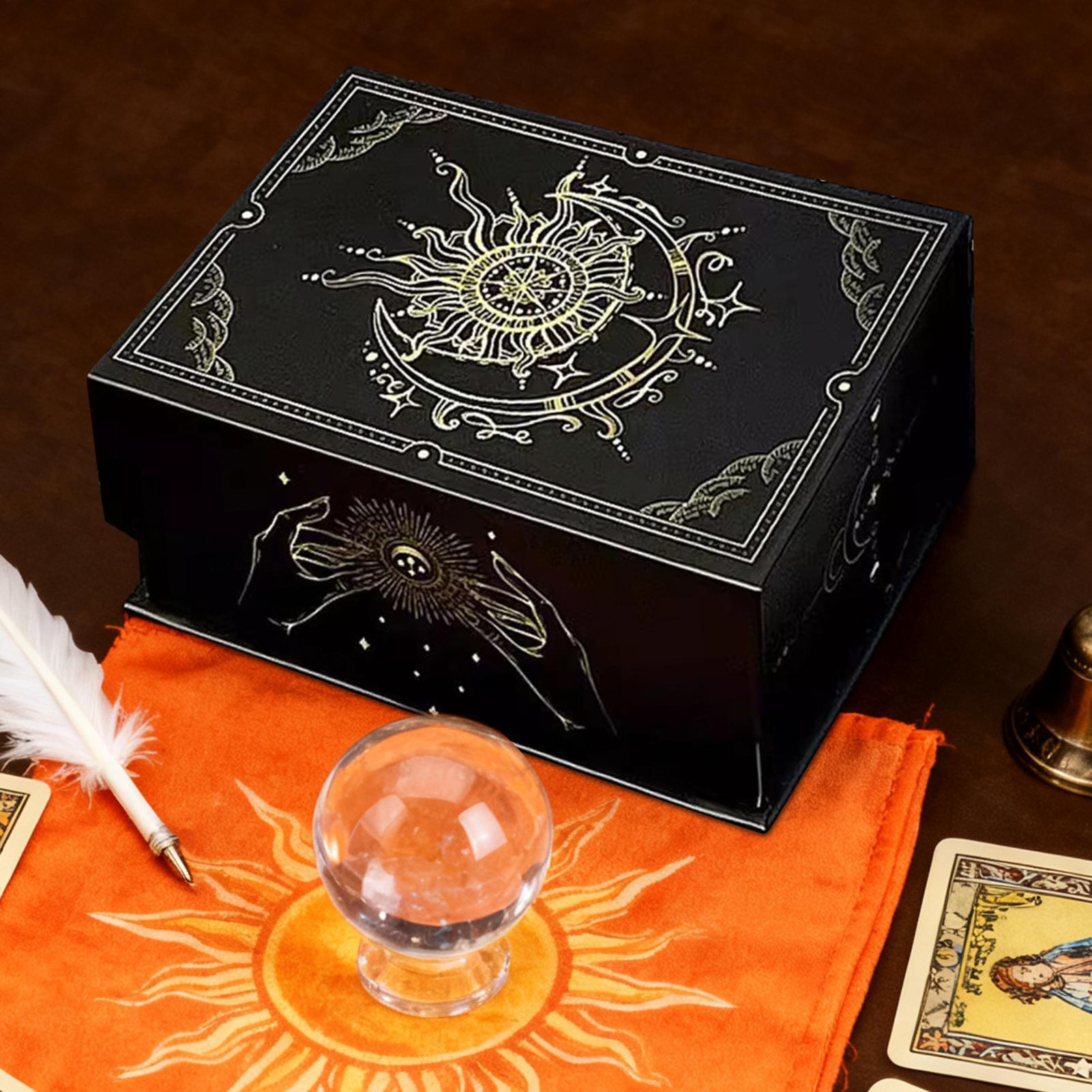 Magnetic Lid Tarot Card Box, P - Men'S Accessories Drawer Organizer review and price
