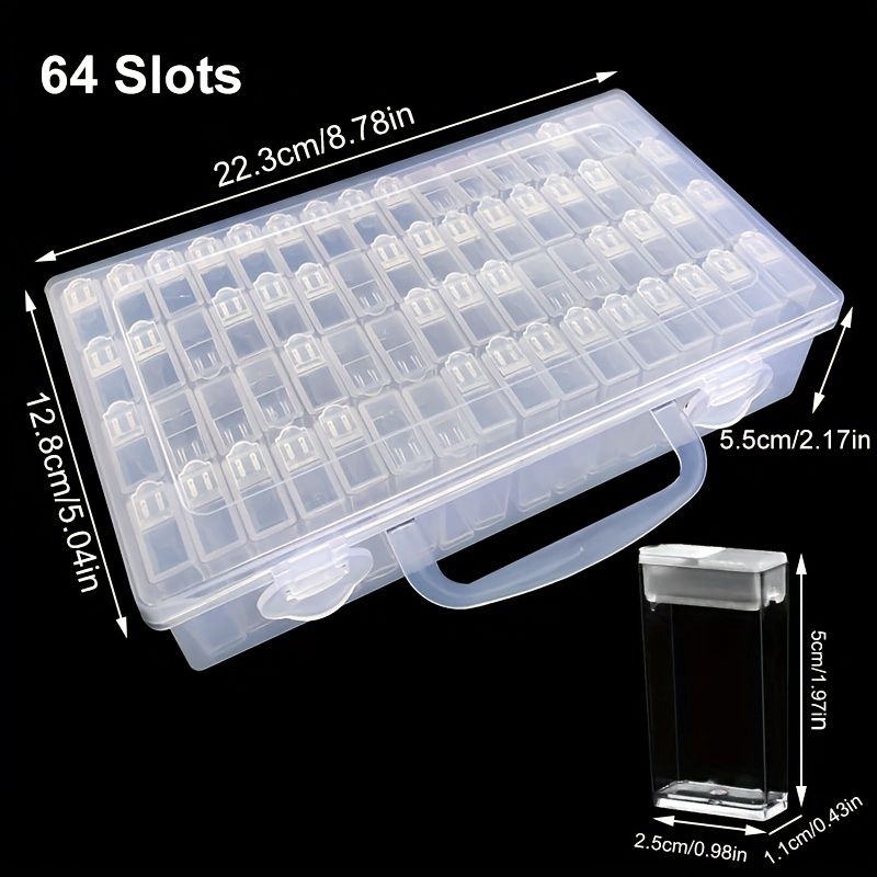 Set of 64 Grey Plastic Storage - Men'S Accessories Drawer Organizer review and price