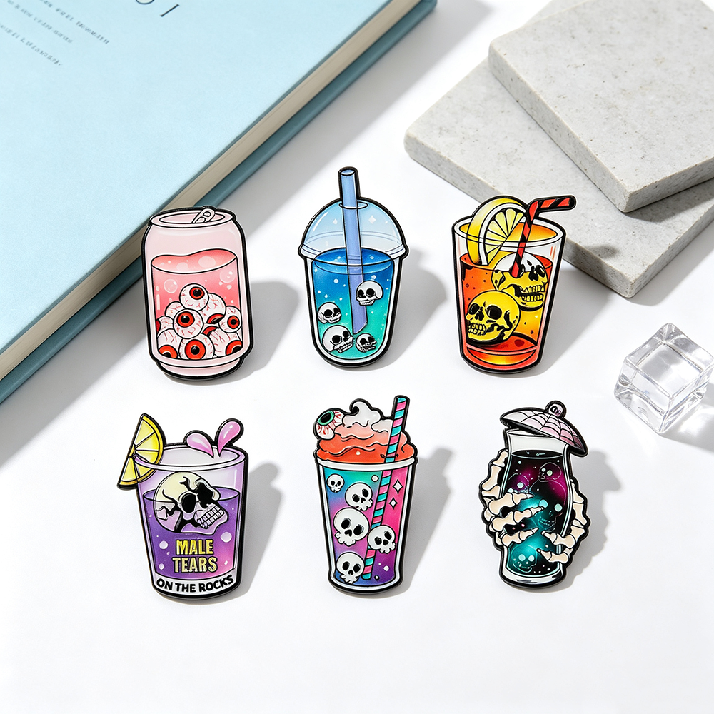 6pcs Cool Halloween Enamel Pin - Lapel Pin Enamel review and price