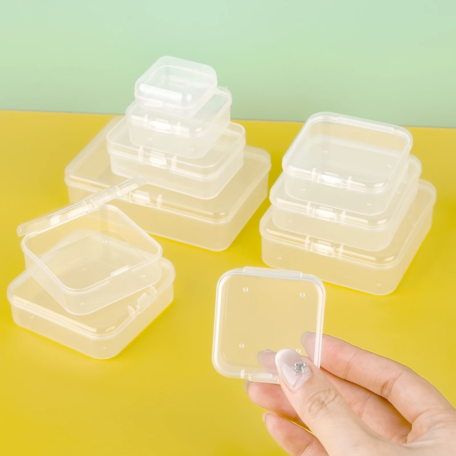 10Pcs Storage Box Transparent  - Men'S Accessories Drawer Organizer review and price