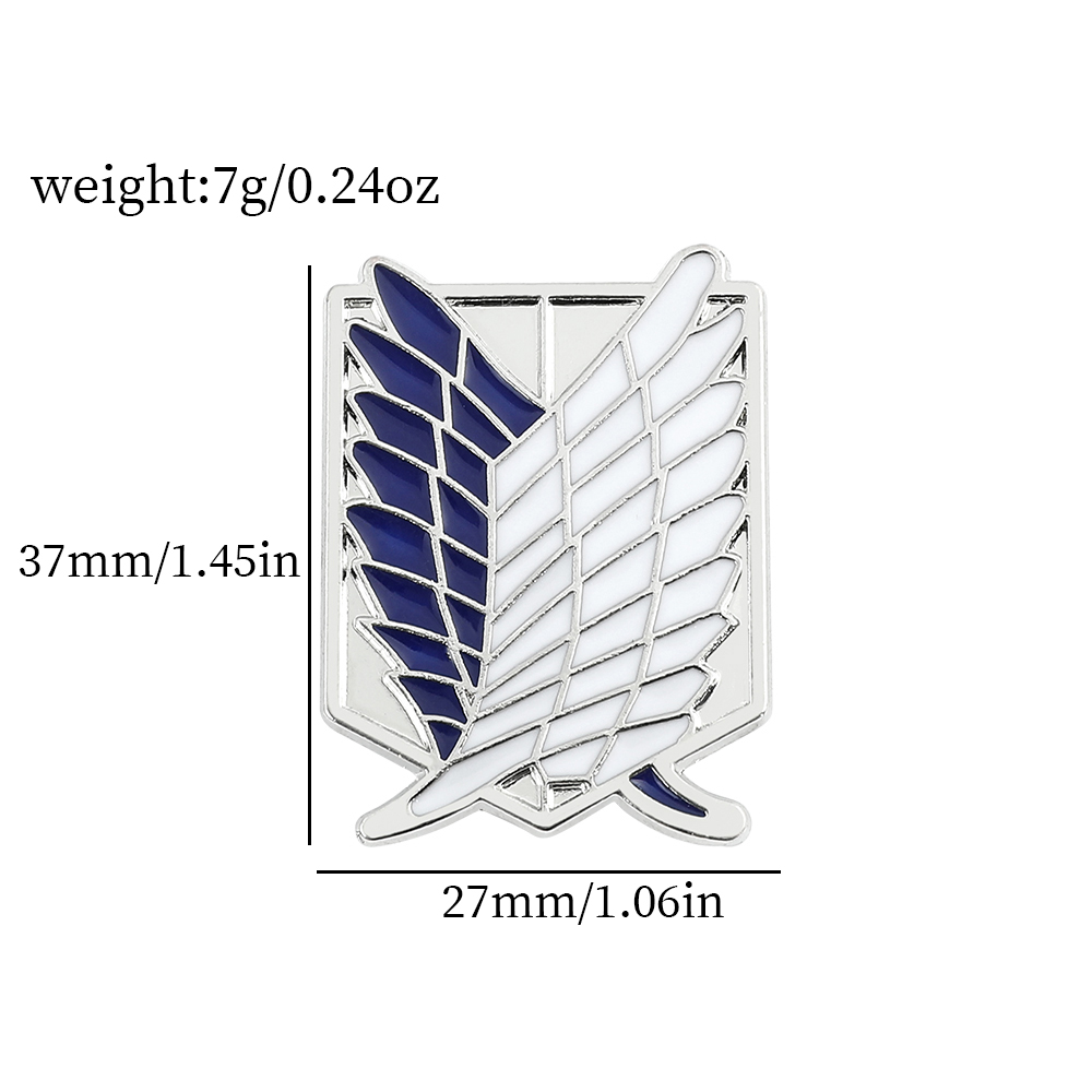 Anime Attack on Titan Enamel B - Lapel Pin Enamel review and price