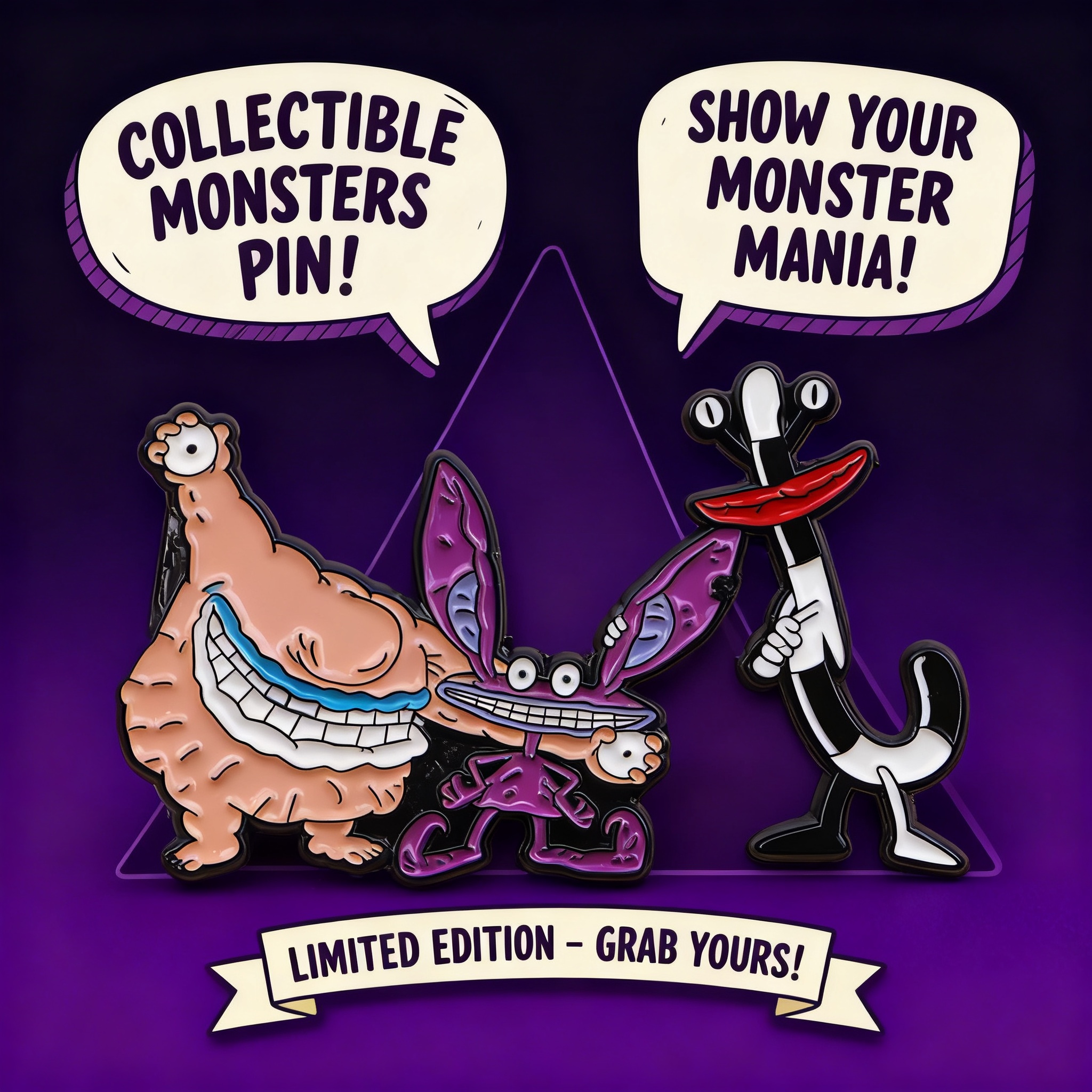 Cartoon Monster Enamel Pin Bad - Lapel Pin Enamel review and price