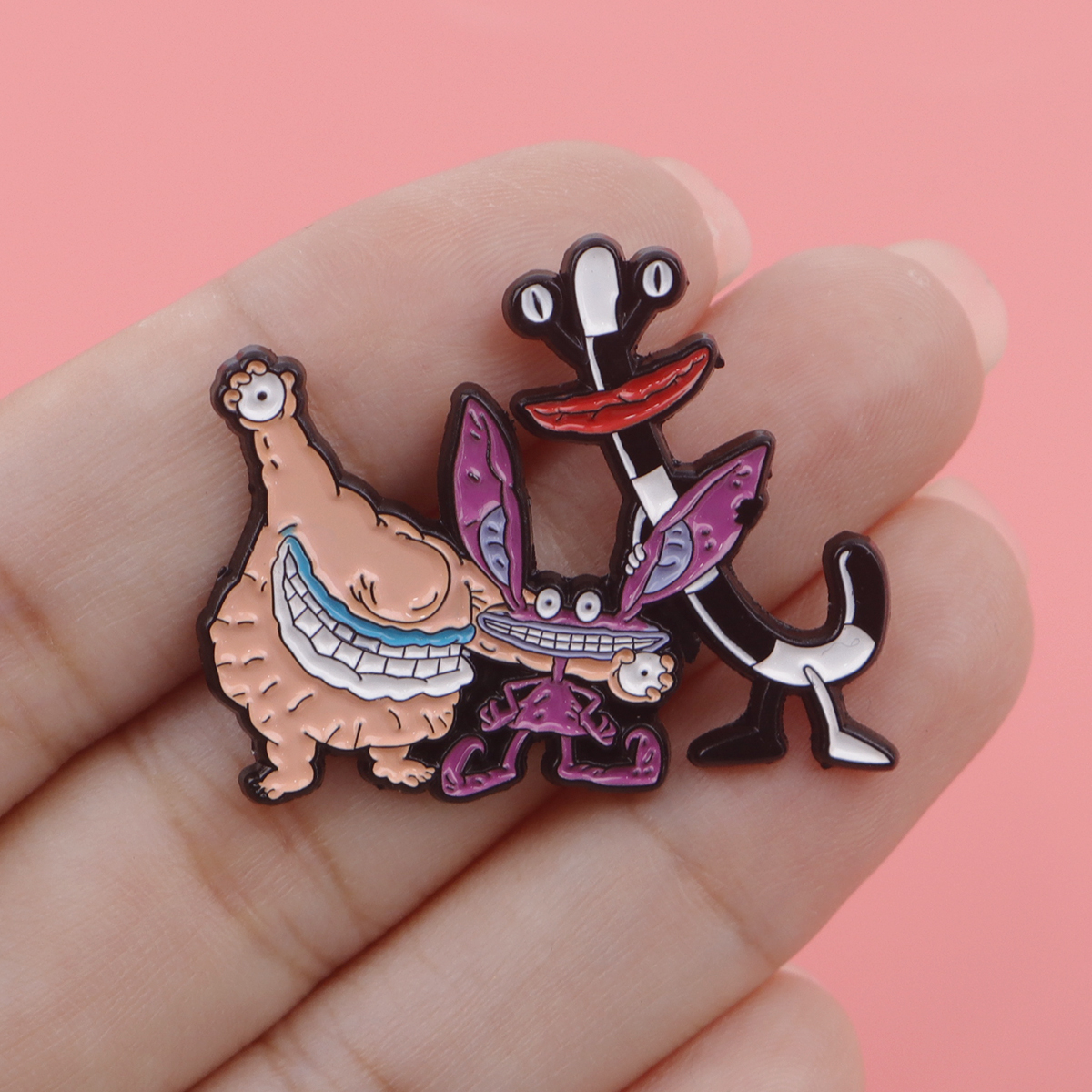 Cartoon Monster Enamel Pin Bad - Lapel Pin Enamel review and price