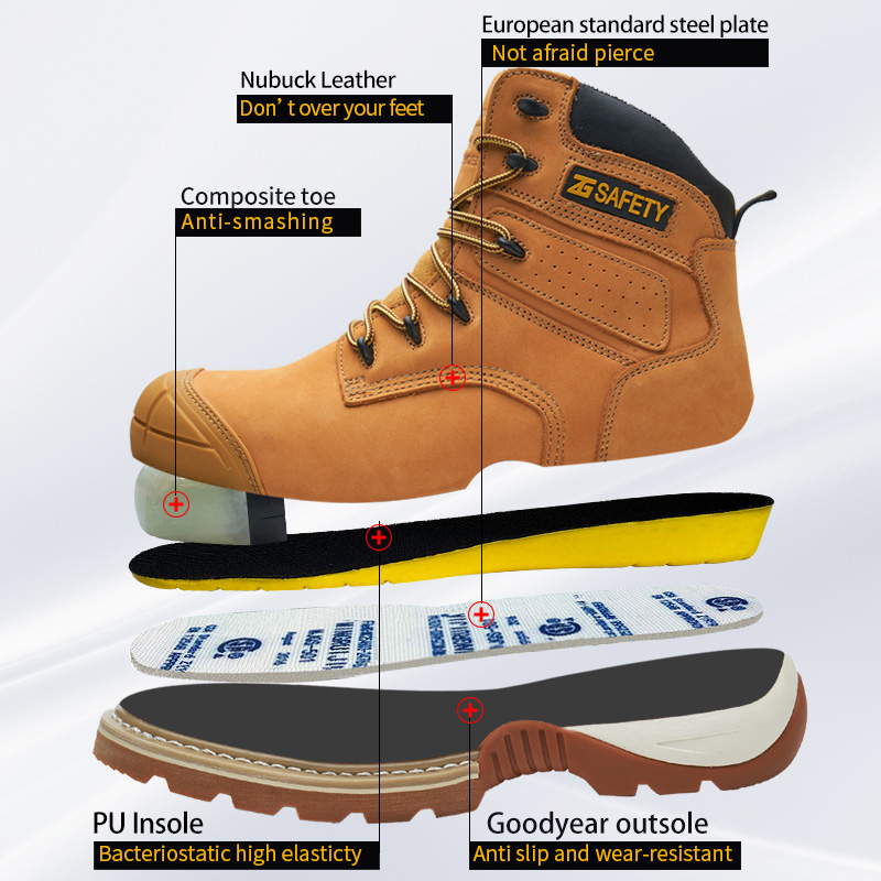 Cowhide Work Boots Genuine Lea - Men Accessories To Wear review and price