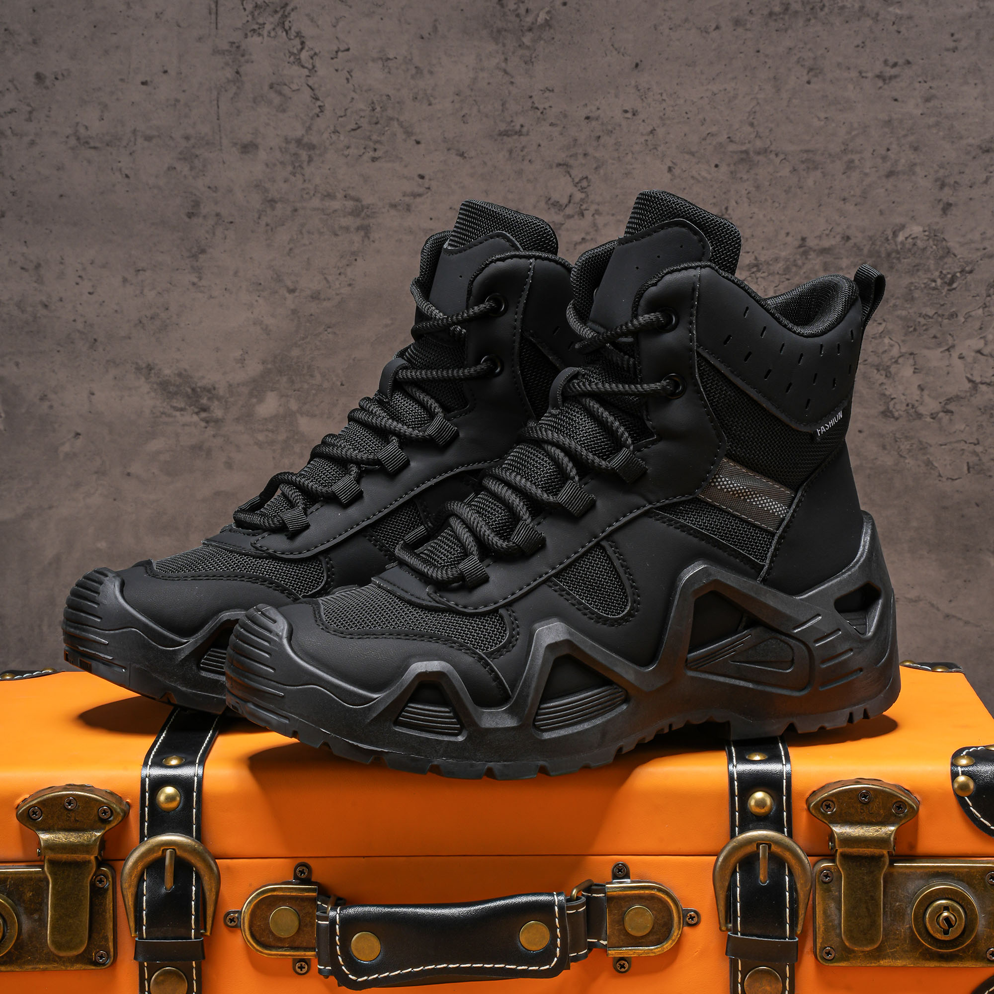 Men's high top boots, hiking b - Men Accessories To Wear review and price