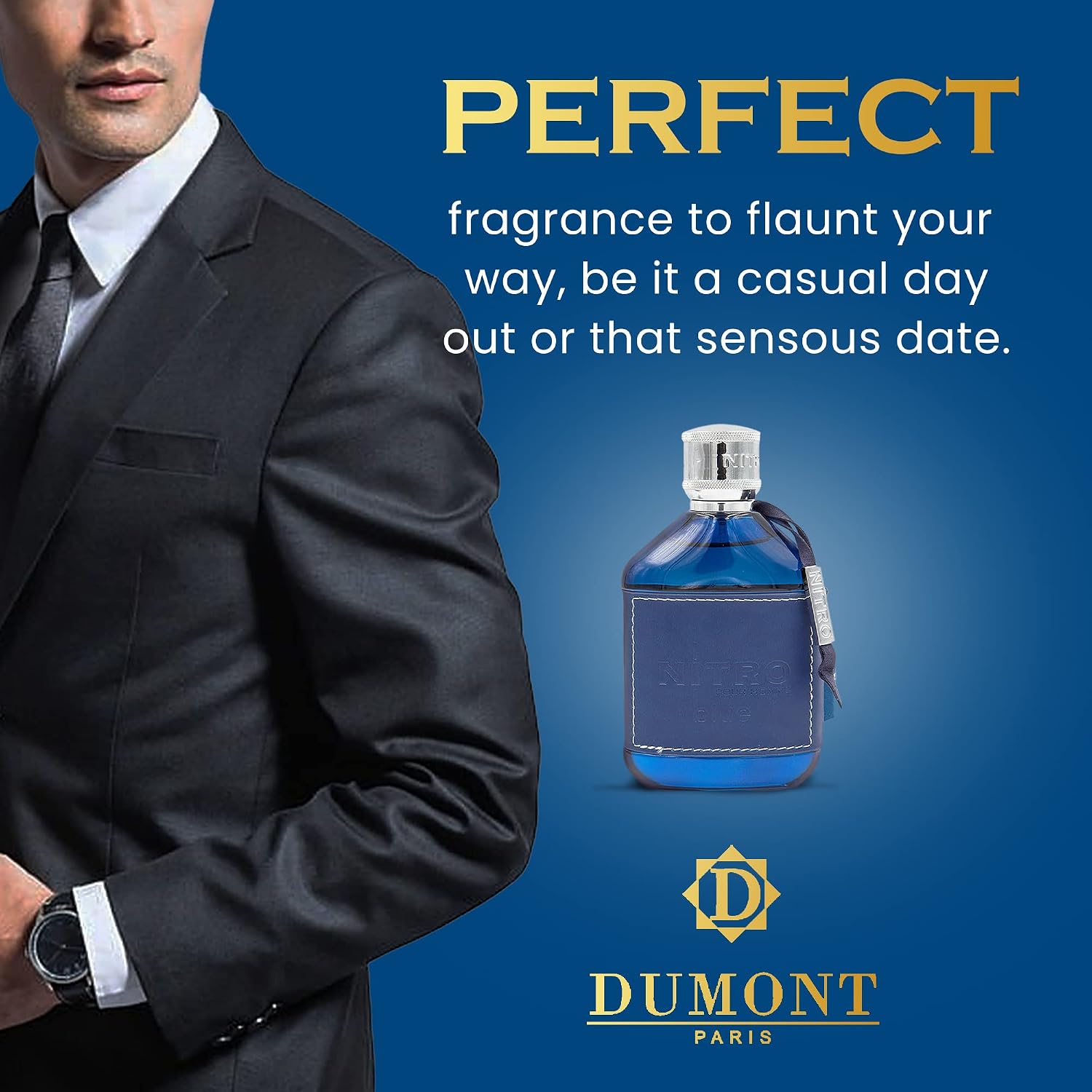 Nitro Blue Dumont Men EDP Perf - Men Accessories To Wear review and price