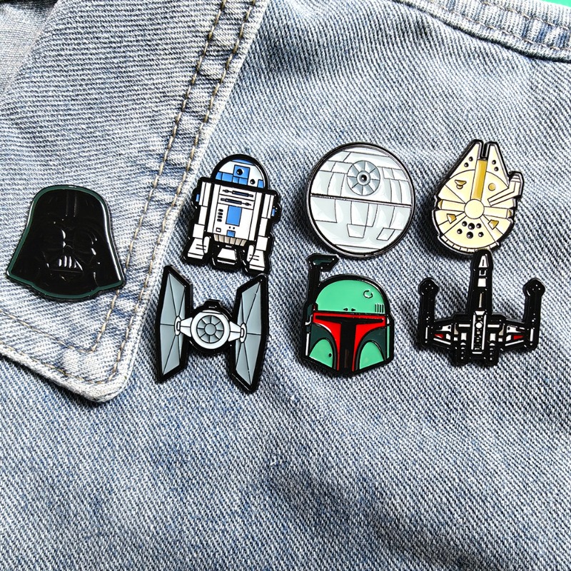 5/6/7pcs Cute Monster Brooche  - Lapel Pin Enamel review and price