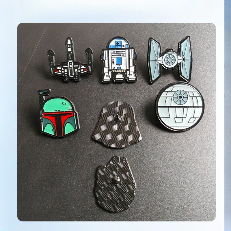 5/6/7pcs Cute Monster Brooche  - Lapel Pin Enamel review and price