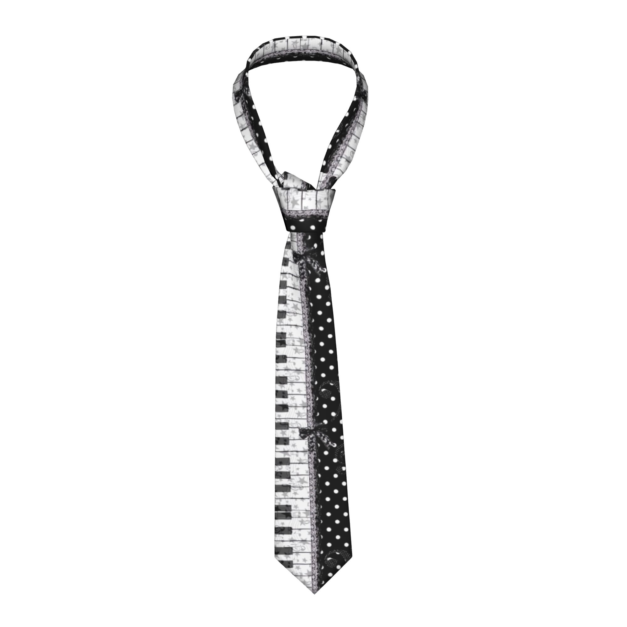 Mens Tie a polka dot and piano - Men Accessories To Wear review and price