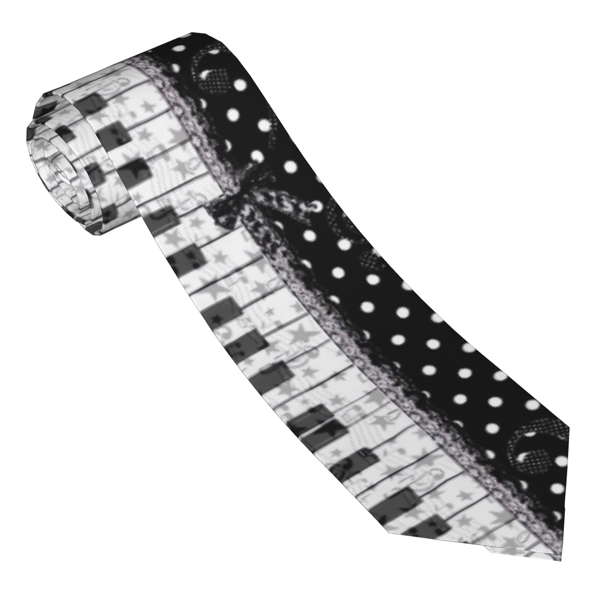 Mens Tie a polka dot and piano - Men Accessories To Wear review and price