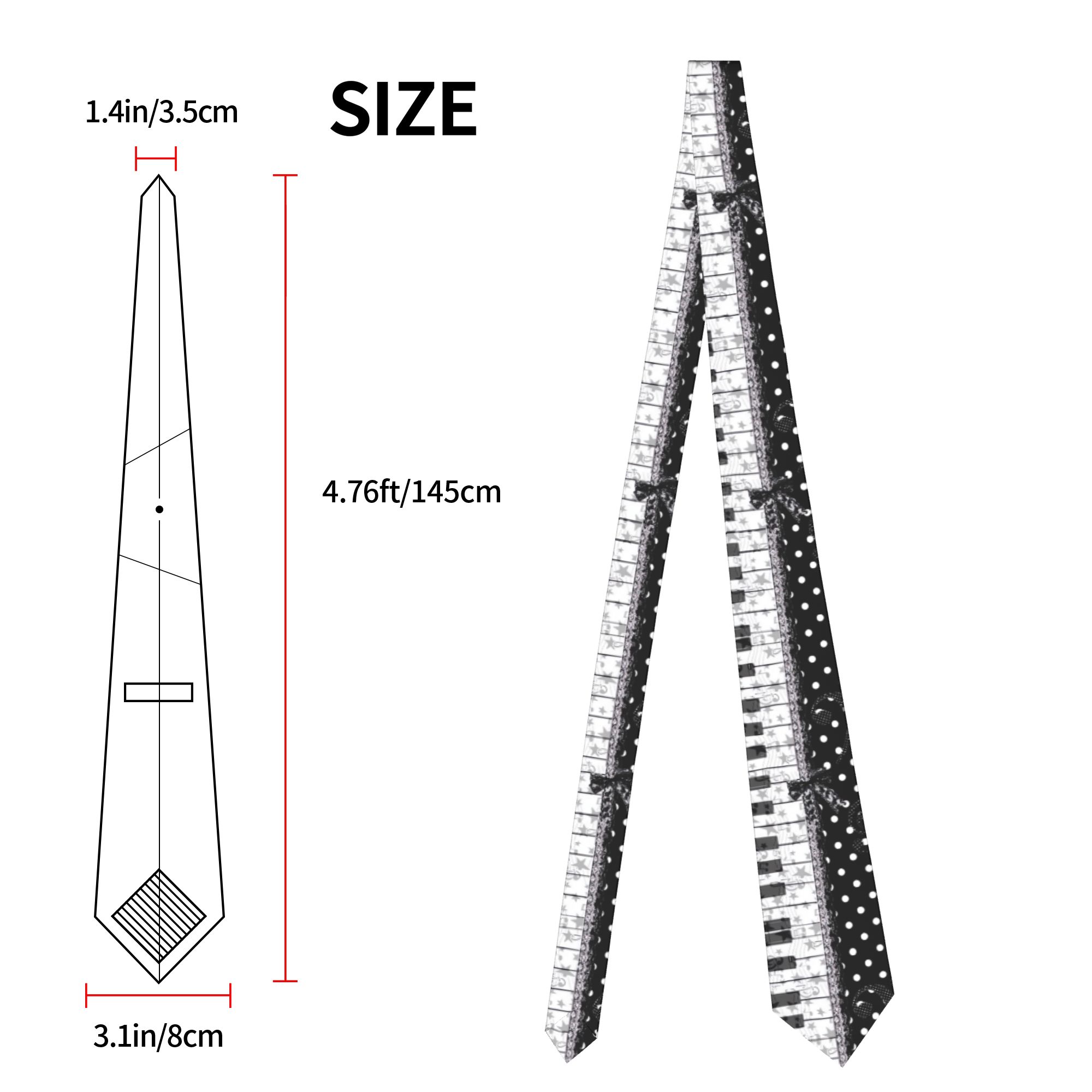 Mens Tie a polka dot and piano - Men Accessories To Wear review and price